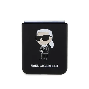 Karl Lagerfeld KLHCZF5SNIKBCK Z Flip5 hardcase czarny/black Silicone Ikonik - Etui i futerały do telefonów - miniaturka - grafika 5