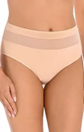 Majtki damskie - Majtki z wysokim stanem figi bawełniane Vera 1126, Kolor beżowy, Rozmiar 3XL, Teyli - Primodo.com - miniaturka - grafika 1