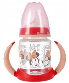 Butelki dla niemowląt - Butelka Do Nauki Picia Z Uchwytami I Wskaźnikiem Temperatury 150 Ml 6-18 M Myszka Minnie Nuk - miniaturka - grafika 1