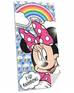 Ręcznik bawełniany MYSZKA MIKI Minnie 70x140cm - Okrycia kąpielowe dla dzieci - miniaturka - grafika 1