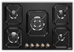 Płyta gazowa do zabudowy Lofra DolceVita 75 Nero Matt HRNM7A0 Bronze - Płyty gazowe do zabudowy - miniaturka - grafika 1