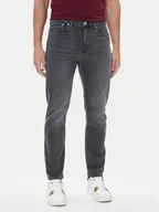 Spodnie męskie - Tommy Hilfiger Jeansy Bleecker MW0MW39660 Szary Slim Fit - miniaturka - grafika 1