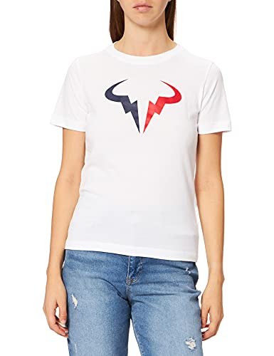 NIKE NIKE Chłopięca YTH NKCT koszulka DF RAFA SSNL t-shirt, biały, XS DJ2591