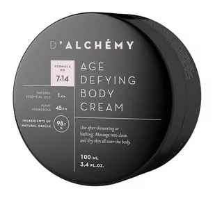 dalchemy dalchemy Age Defying Body Cream Przeciwstarzeniowy krem do ciała 100 ml - Balsamy i kremy do ciała - miniaturka - grafika 1
