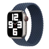 Akcesoria do smartwatchy - Apple Opaska APPLE WATCH ML6J3ZM/A BRAIDED SOLO LOOP 44/45/46/49MM SIZE 4 ABYSS BLUE ORYGINALNA PLOMBA - miniaturka - grafika 1