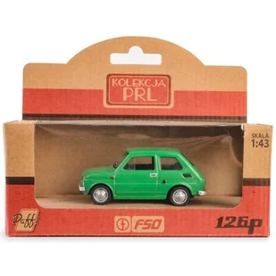 Kolekcja PRL Fiat 126p zielony - Sport i wypoczynek - miniaturka - grafika 1