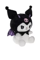 Maskotki i pluszaki - HELLO KITTY pluszowa KUROMI przytulanka miękki zabawka ze skrzydłami 35cm - miniaturka - grafika 1