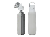 Butelki filtrujące - Butelka filtrująca DAFI Solid Steel 0,8 l Perłowy - miniaturka - grafika 1