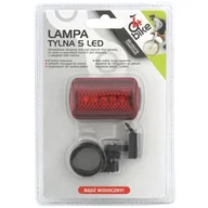 Akcesoria rowerowe - Lampka rowerowa tylna 5LED STD 4bike - miniaturka - grafika 1