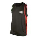 Koszulki sportowe męskie - Leone 1947 AB721 koszulka na szelkach do sportów bokserskich, unisex – dla dorosłych, czarna, XXL - miniaturka - grafika 1