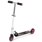 Hulajnogi - Spokey Hulajnoga Duke 125 mm Pk biało-czarno-różowa 929397 929397 - miniaturka - grafika 1