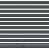 Ogrodzenia - Polbram Brama przesuwna Tinos 4x1,54 m prawa antracytowa automat - miniaturka - grafika 1