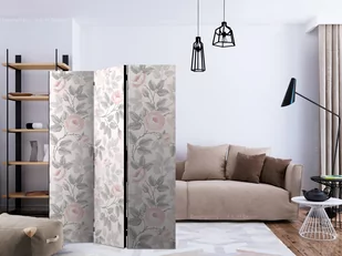 Parawan 3-częściowy - Akwarelowe róże [Room Dividers] (rozmiar 135x172) - Parawany - miniaturka - grafika 1