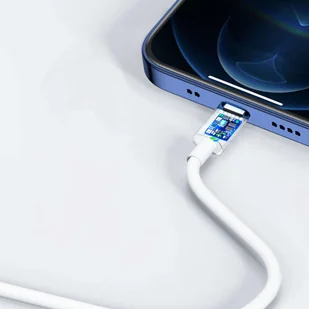 Kabel 2m USB-C do Lightning Alogy Fast Charge przewód do ładowania iPhone 20W biały - Kable USB - miniaturka - grafika 9
