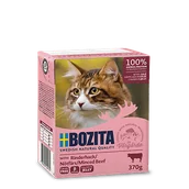 Mokra karma dla kotów - Bozita Cat Siekana Wołowina W Galaretce 370g - miniaturka - grafika 1