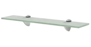 Solidna mleczna półka szklana 50x10 M1-F67 - Półki łazienkowe - miniaturka - grafika 1