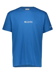 Columbia Koszulka funkcyjna w kolorze niebieskim - Koszulki sportowe męskie - miniaturka - grafika 1