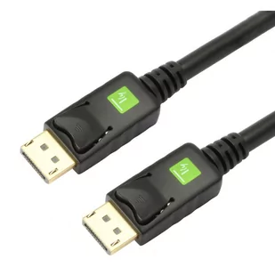 Techly Kabel monitorowy DisplayPort DisplayPort M/M czarny 5m (026623) - Kable komputerowe i do monitorów - miniaturka - grafika 3