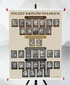 Pomoce naukowe - Plansza - Poczet królów polskich - miniaturka - grafika 1