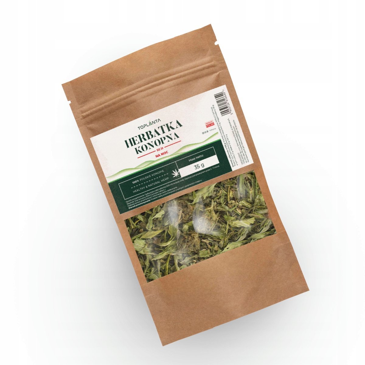herbatka konopna 1kg w opakowaniu zbiorczym CBD pełne kwiaty Toplanta
