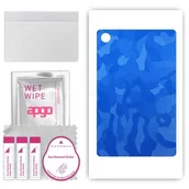 Akcesoria do tabletów i e-booków - folia naklejka skórka strukturalna na TYŁ do Samsung Galaxy Tab A9+ Plus - Moro Camo Niebieski - apgo SKINS - miniaturka - grafika 1