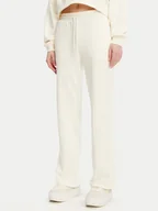 Spodnie sportowe damskie - Converse Spodnie dresowe 10028418-A01 Écru Wide Leg - miniaturka - grafika 1