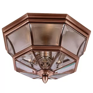 Quoizel NEWBUDY QZ/NEWBURY/F AC plafon sufitowy 3x40W E14 - Lampy ogrodowe - miniaturka - grafika 1