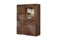 Witryny - Witryna Toronto #109 Palisander Sheesham Bejcowany 109X40X145 Cm B 6378 - miniaturka - grafika 1