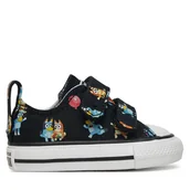 Buty dla chłopców - Trampki Converse Converse x Bluey Chuck Taylor All Star Easy On A16464C Czarny - miniaturka - grafika 1