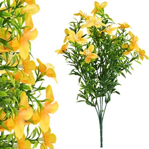 Wiosenny Bukiet Sztucznych Kwiatów Liście Kwiatki Do Wazonu Stroika 36Cm - Sztuczne kwiaty - miniaturka - grafika 1