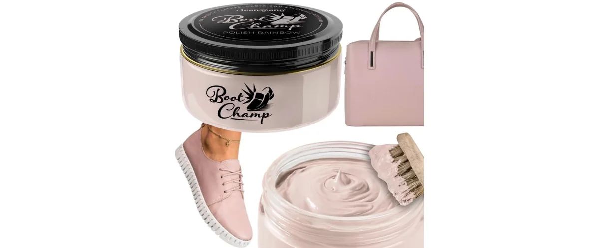 Krem Do Butów Pielęgnacji Obuwia Skóry CleanGang Pasta Beżowa Różowa 143 Beige Rose
