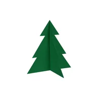 Ozdoby bożonarodzeniowe - Choinka dekoracyjna 15 cm filc zielona - miniaturka - grafika 1