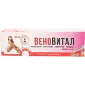 Balsamy i kremy do ciała - VITUS Ratownik VENOVITAL Krem balsam dla opuchniętych zmęczonych nóg 100 ml V116 - miniaturka - grafika 1