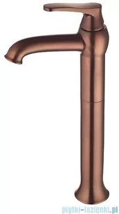 Omnires Art Deco bateria umywalkowa wysoka miedź antyczna AD5112ORB - Baterie umywalkowe - miniaturka - grafika 1