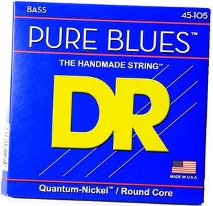 Struny do gitary basowej DR Pure Blues 45 - 105 - Struny gitarowe  - miniaturka - grafika 1