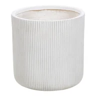 Donice - Doniczka okrągła ⌀ 37 cm złamana biel OREOI - miniaturka - grafika 1