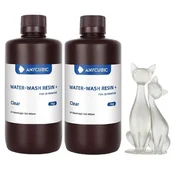 Filamenty i akcesoria do drukarek 3D - żywica do drukarek 3D, wysoka precyzja, niskozapachowa, przezroczysta 2 kg - miniaturka - grafika 1