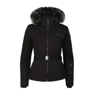 Kurtki narciarskie - Kurtka damska narciarska softshellowa Alpine Pro Dowela 2 k.czarny r.XXL - miniaturka - grafika 1