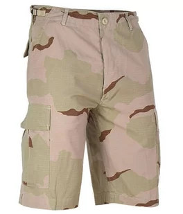 Mil-Tec Spodenki Bermudy Rip-Stop Desert 3-color - M - Koszulki i topy damskie - miniaturka - grafika 1