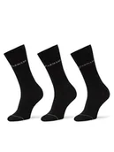 Skarpetki męskie - Emporio Armani Zestaw 3 par wysokich skarpet męskich EM000554 AF12276 MC061 Czarny - miniaturka - grafika 1
