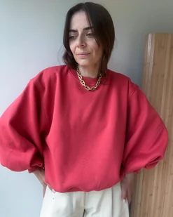 Bluza Enjoyable rasberry - Bluzy damskie - miniaturka - grafika 1