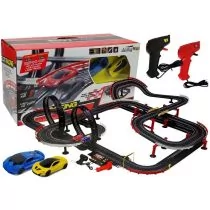 Tor wyścigowy z dwoma autami R/C 1:43 1420cm Leantoys - Tory, garaże, parkingi - miniaturka - grafika 1