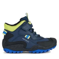 Buty dla chłopców - Śniegowce Geox J New Savage Boy B A J261WB 050BU CF43S M Granatowy - miniaturka - grafika 1