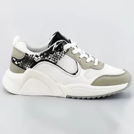 Buty sportowe damskie - SPORTOWE BUTY DAMSKIE BIAŁE (6348) - marka niezdefiniowana - miniaturka - grafika 1
