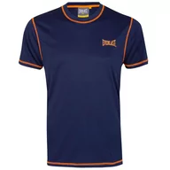Koszulki męskie - T-Shirt Everlast Koszulka Męska Wygodna Lekka Sportowa Z Krótkim Rękawem Navy S - miniaturka - grafika 1