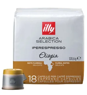 Kapsułki illy Etiopia 18 szt - Kawa w kapsułkach i saszetkach - miniaturka - grafika 1