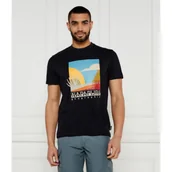 Koszulki męskie - Napapijri T-shirt S-ARBIA | Regular Fit - miniaturka - grafika 1