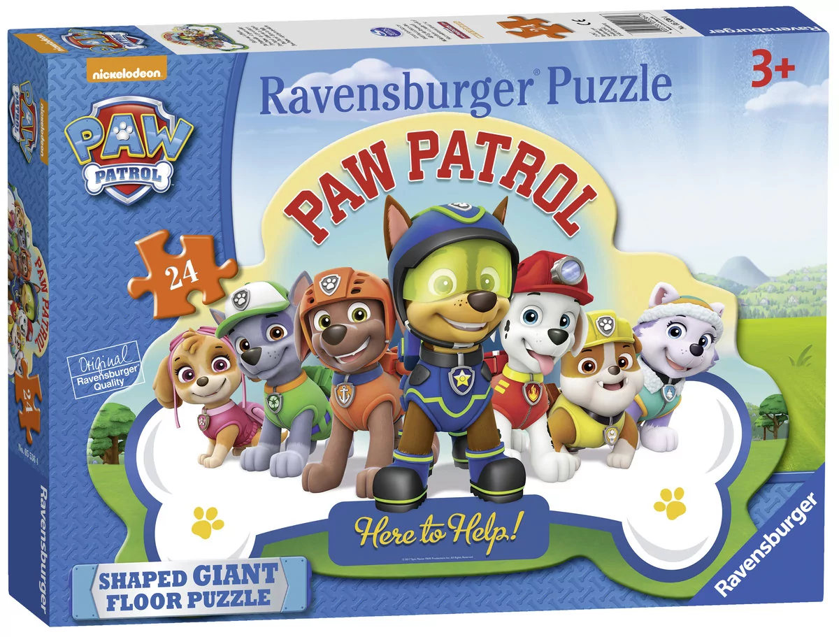 Ravensburger Psi Patrol Puzzle podłogowe XXL 24 el 7765894196