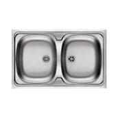 Zlewozmywaki - Zlewozmywak stalowy Intl Pyramis - miniaturka - grafika 1