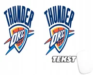 Podkładki pod mysz - PODKŁADKA POD MYSZKĘ Z OKLAHOMA CITY THUNDER PREZENT -TEKST -20X24 - miniaturka - grafika 1